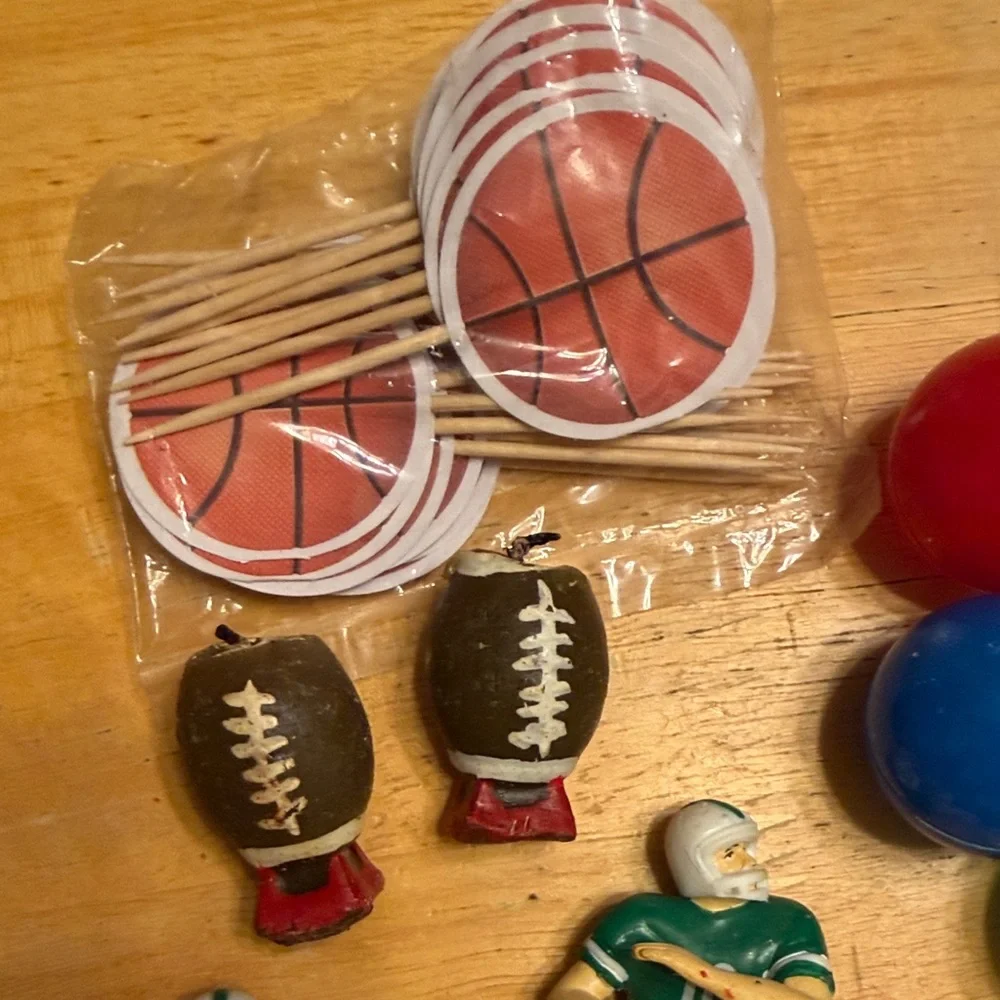 Sports Themed Cake Toppers